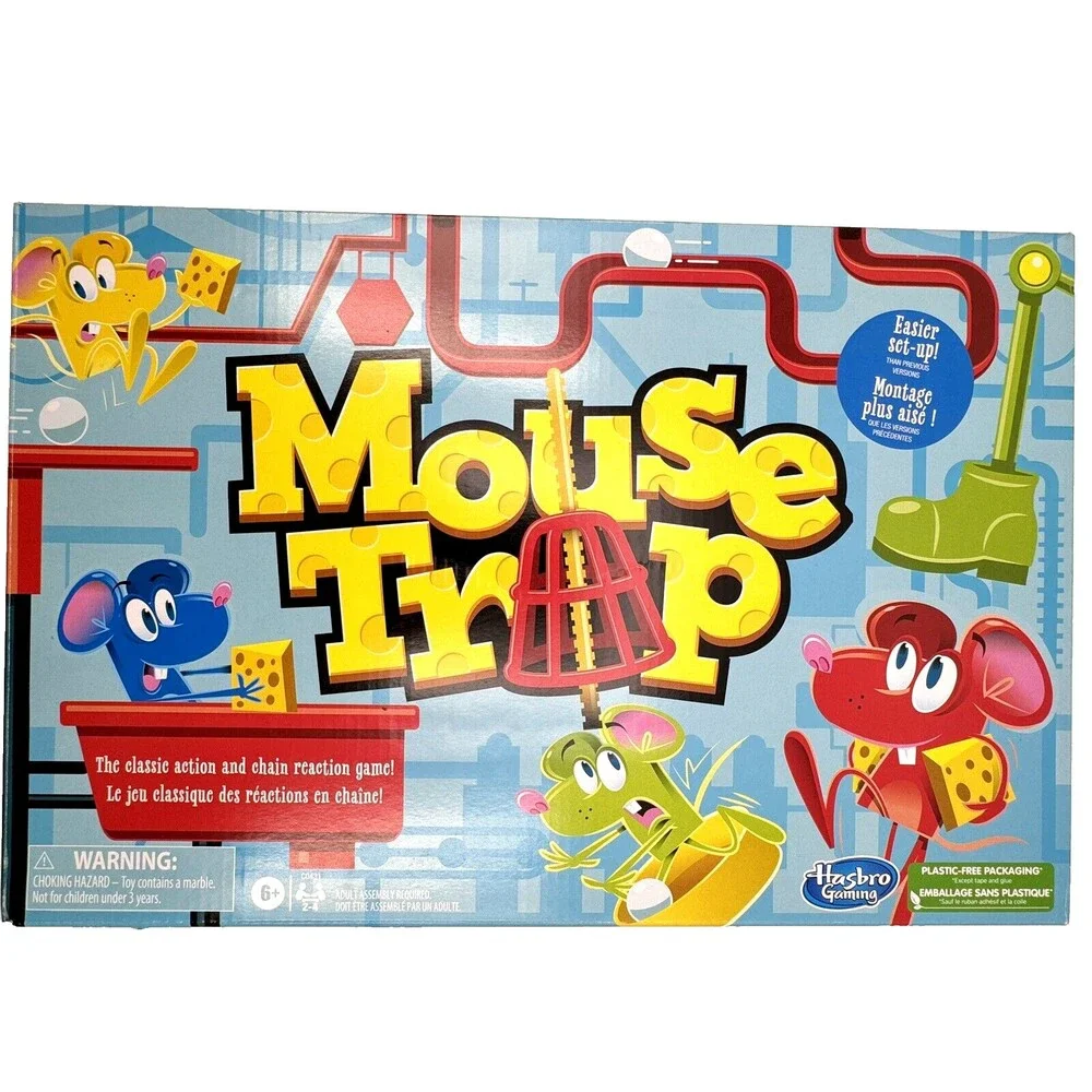 Mousetrap Mouse Trap Board Game Kids Family Complete Christmas Birthday Goldberg - Picture 2 of 12